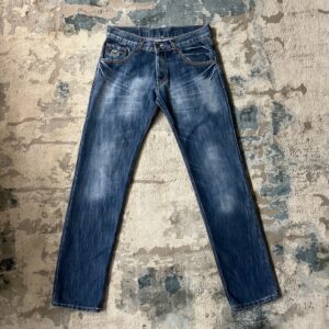 Lacoste Distressed Straight Leg Jeans